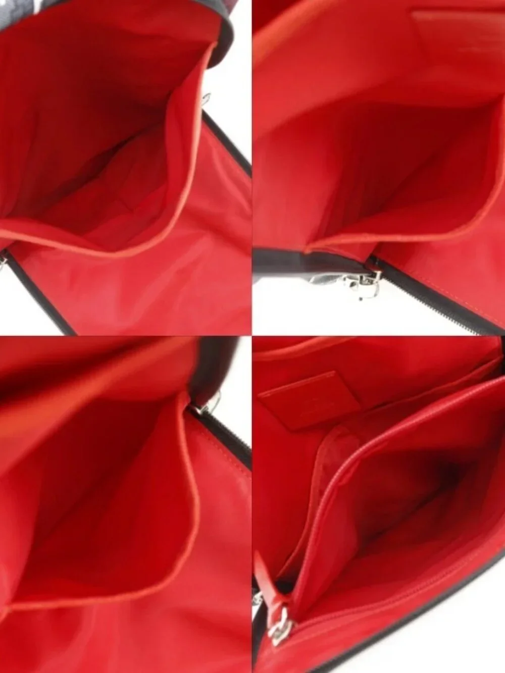 Christian Louboutin Backpack Backpack Daypack CL logo Red / black Nylon mens